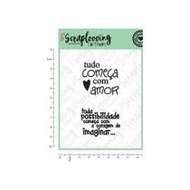 Carimbo Cartela Mensagens de Amor