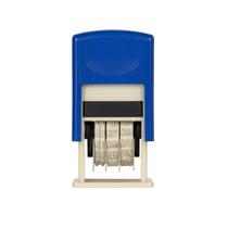 Carimbo Datador Automático 4MM com Tinta Preta e Cores Sortidas