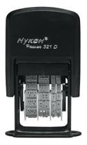 Carimbo Datador Nykon 321D - Impressão 4x22mm, Configurável DD MMM AAAA Carimbo Datador Nykon 321D - Impressão 4x22mm, Configurável DD MMM AAAA