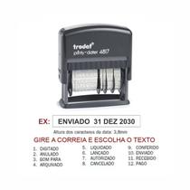 Carimbo datador + Textos Prontos