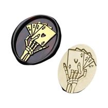 Carimbo De Cera Retro Com Padrão De Corvo Bruxo Para Scrapbooking E Artesanato Decorativo De