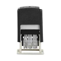 Carimbo De Data Mini Automático Com Retorno De Tinta DIY Para Escritório