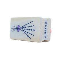 Carimbo de Madeira Artesanal - Laço de Flores Love - Cod.RI-159 - Rizzo - 1 unidade - Rizzo