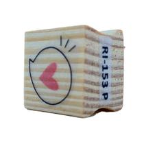 Carimbo de Madeira Artesanal - Pensamento Love - Cod.RI-153 - Rizzo - 1 unidade - Rizzo