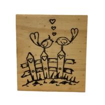Carimbo de Madeira para Artesanato M 6 x 7 cm - Animais 01