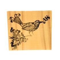 Carimbo de Madeira para Artesanato M 6 x 7 cm - Animais 04