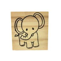 Carimbo de Madeira para Artesanato M 6 x 7 cm - Animais 09