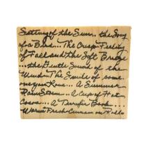 Carimbo de Madeira para Artesanato M 6 x 7 cm - Frases 12