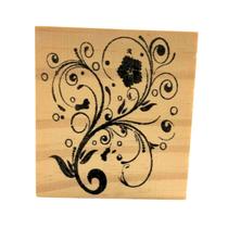 Carimbo de Madeira para Artesanato M 6 x 7 cm - Jardim 11