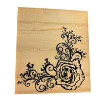 Carimbo de Madeira para Artesanato M 6 x 7 cm - Jardim 21