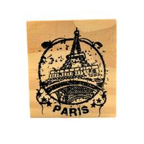 Carimbo de Madeira para Artesanato M 6 x 7 cm - Paris 02