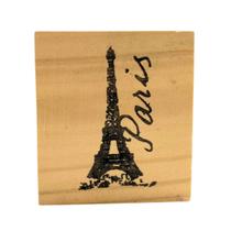Carimbo de Madeira para Artesanato M 6 x 7 cm - Paris 12