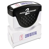 Carimbo de mensagem AccuStamp ACCU-STAMP2 com obturador bicolor