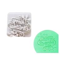 Carimbo De Sabão Com Elementos De Natal DIY Artesanato Presente De Natal Selo De Resina Para