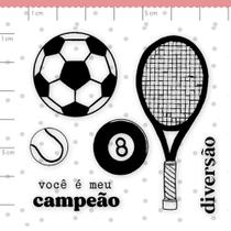 Carimbo de Silicone JU - Nosso Herói - G Campeão