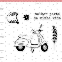 Carimbo de Silicone JU - Nosso Herói - G Melhor Parte - Juju Scrapbook