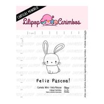 Carimbo de Silicone Mini - Lilipop - Feliz Páscoa - Lilipop Carimbos