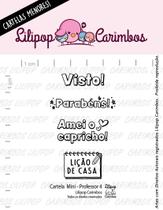 Carimbo de Silicone Mini - Lilipop - Professor 4 - Lilipop Carimbos