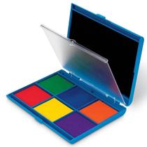 Carimbo de Tinta Lavável com 7 Cores - Ideal para Crianças Acima de 3 Anos Carimbo de Tinta Lavável com 7 Cores - Ideal para Crianças Acima de 3 Anos
