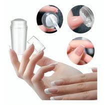 Carimbo De Unha Para Francesinha Transparente Esponja De Silicone Para Fazer Francesinha Manicure
