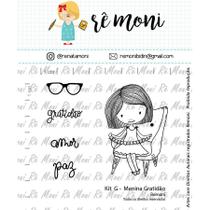 Carimbo G Menina Gratidao Cod 41000053 - 01 Unidade - Lilipop Carimbos - Rizzo