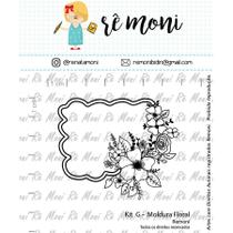 Carimbo G Moldura Floral Cod 41000065 - 01 Unidade - Lilipop Carimbos - Rizzo
