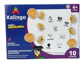 Carimbo Infantil Pedagógico Minha Escolinha Educativo C/10