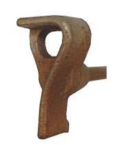 Carimbo Marca De Gado / Cavalo N.7 - 5 Cm Com Cabo Madeira