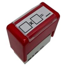 Carimbo multiplicação - quadrado