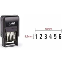 Carimbo Numerador 6 Dig. S/ Texto Auto-entintado Trodat 4836