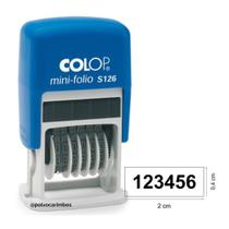Carimbo Numerador Automático Printer S126 Colop