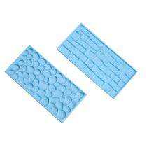 Carimbo P/Modelar Bolo - Pedra Natural - 6,9x14,7x0,4 cm - 2 unidades - Cromus Linha Profissional Allonsy - Rizzo Carimbo P/Modelar Bolo - Pedra Natural - 6,9x14,7x0,4 cm - 2 unidades - Cromus Linha Profissional Allonsy - Rizzo