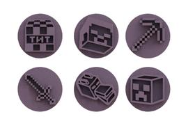Carimbo para Brigadeiro Modelo Minecraft - Pitikos Carimbinhos 3D
