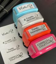 Carimbo para professores Tema Snoopy, Kit pronta entrega