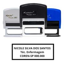 Carimbo Personalizado Nykon 302 Power 38x14mm - Escolha a Cor! 1 dia Útil Para personalização Carimbo Personalizado Nykon 302 Power 38x14mm - Escolha a Cor! 1 dia Útil Para personalização