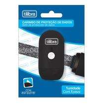 Carimbo Roller De Segurança Proteção De Dados Tilibra Tinta Preto Exterior Preto