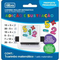 Carimbo Roller Matemático - Adição e Subtração Carimbo Roller Matemático - Adição e Subtração