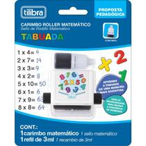 Carimbo Roller Matemático Tabuada Tilibra Carimbo Roller Matemático Tabuada Tilibra