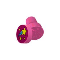 Carimbo Rosa Emoji Estrela cadente