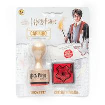 Carimbo Selo Carta Hogwarts Harry Potter Blister com 1 Carimbo + 1 Almofada - LEOARTE