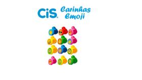Carimbo Stamp Carinhas - Emoji com 12 Unidades - Cis