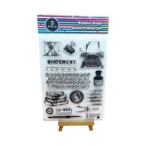 Carimbo Transparente De Silicone Para Teclado, Livros, Canetas, Para Artesanato Em Papel, Criação De