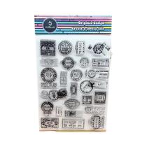 Carimbo Transparente Retro De Silicone Reutilizável Para Artesanato Em Papel, Criação De Cartões