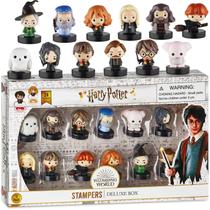 Carimbos Auto-Entintadores Harry Potter - Conjunto com 12 Bonecos (6,35cm)