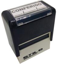 Carimbos Automáticos STilo 20 - Conferido com espaço para Data