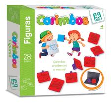 Carimbos De Figuras E Bichos - Nig Brinquedos (28 Carimbos)