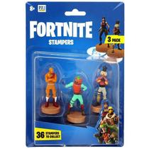 Carimbos Fortnite Blíster Com 3 Pçs S01 Saqueador Feliz, Tomatohead e Crackshot - Sunny