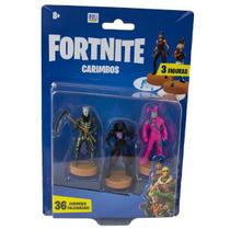 Carimbos Fortnite Blíster Com 3 Pçs S01 Skull Trooper, Crow e Rabbit Raider - Sunny
