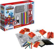 Carimbos Marvel Super Hero Adventures 6 Peças - Xalingo Carimbos Marvel Super Hero Adventures 6 Peças - Xalingo