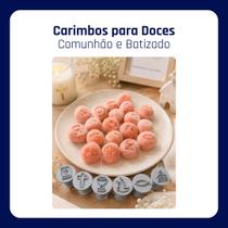 Carimbos para Doces Comunhão e Batizado Kit com 6 Modelos Carimbos para Doces Comunhão e Batizado Kit com 6 Modelos